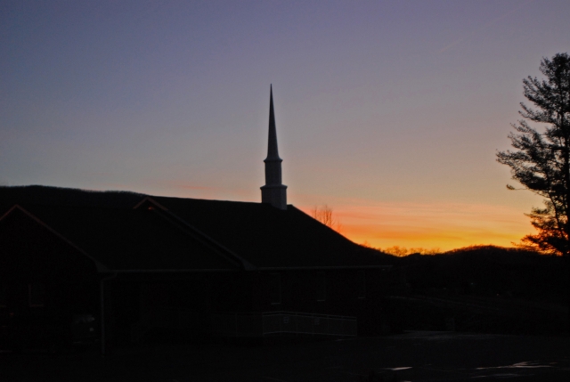 Sunrise over the Church